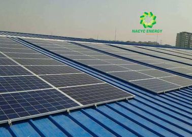 Static Reliability Solar Roof Racking Systems , Flat Roof PV Mounting Systems